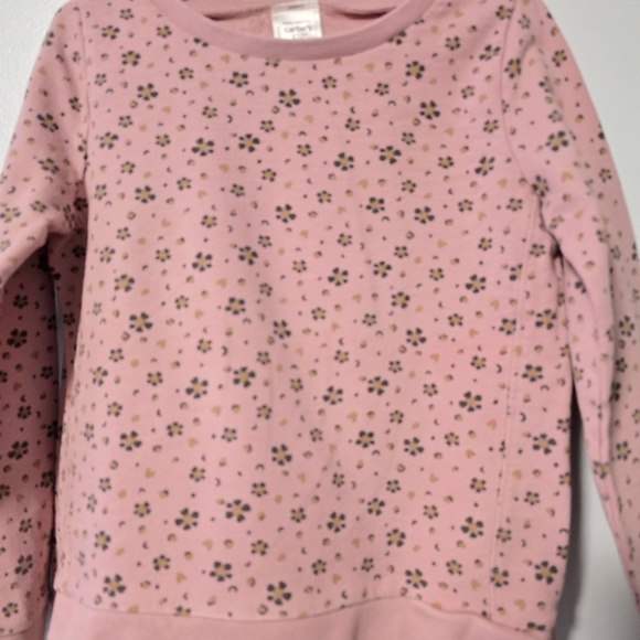 Carter's Girls Floral Tee & Pant Set - 7/7A - Picture 6 of 15